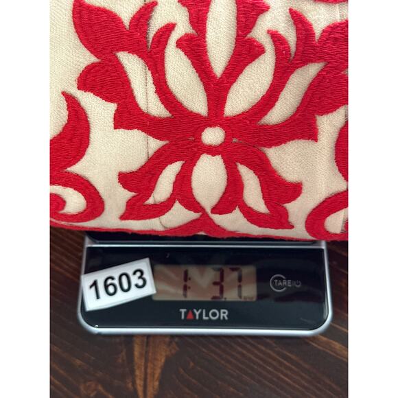 VTG B. Darlin Red Mermaid Ornate Lace Open Back Dress S Red Old Hollywood Glam - Picture 14 of 14